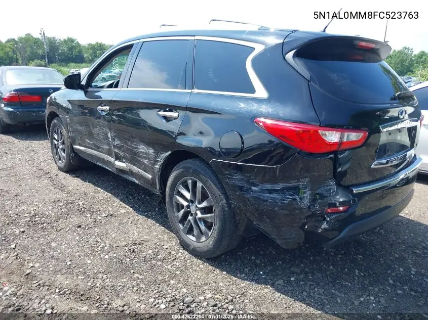 2015 Infiniti Qx60 VIN: 5N1AL0MM8FC523763 Lot: 42622264