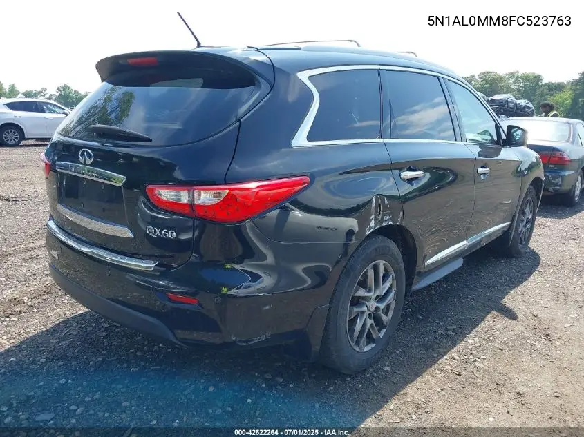 2015 Infiniti Qx60 VIN: 5N1AL0MM8FC523763 Lot: 42622264