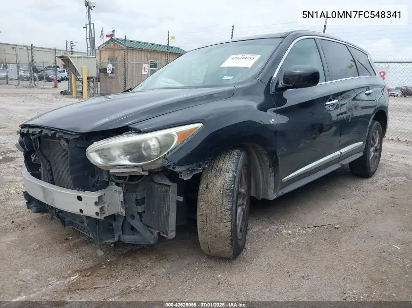 2015 Infiniti Qx60 VIN: 5N1AL0MN7FC548341 Lot: 42628055