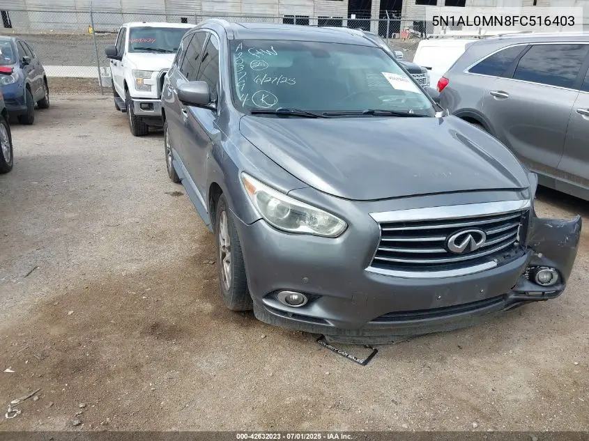 2015 Infiniti Qx60 VIN: 5N1AL0MN8FC516403 Lot: 42632023