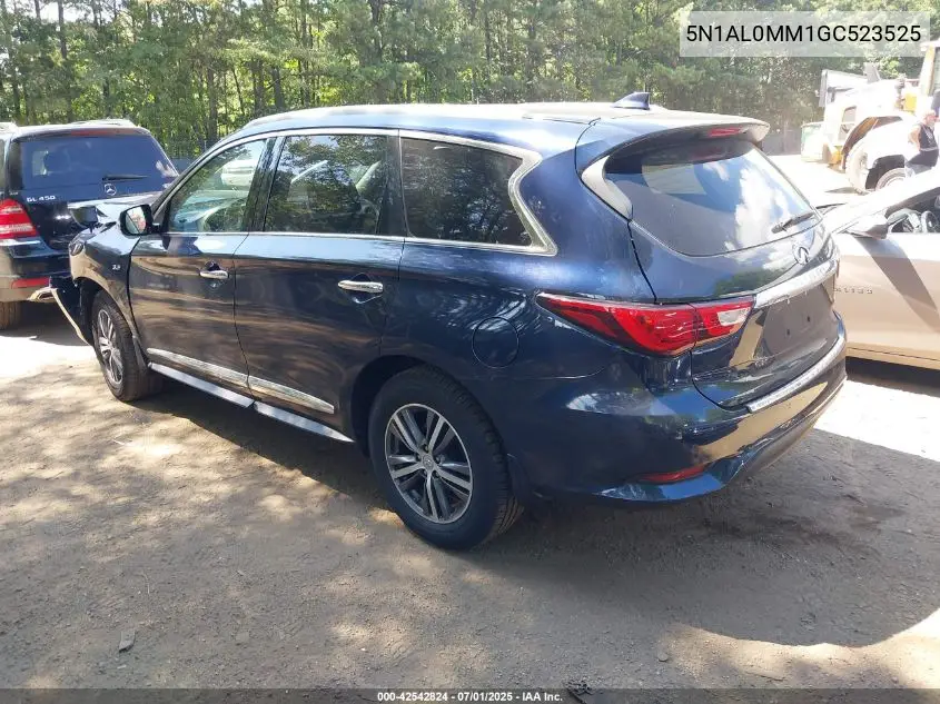 2016 Infiniti Qx60 VIN: 5N1AL0MM1GC523525 Lot: 42542824