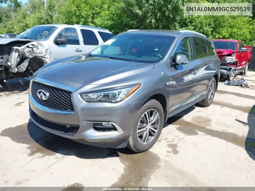 2016 Infiniti Qx60 VIN: 5N1AL0MM9GC529539 Lot: 42609402
