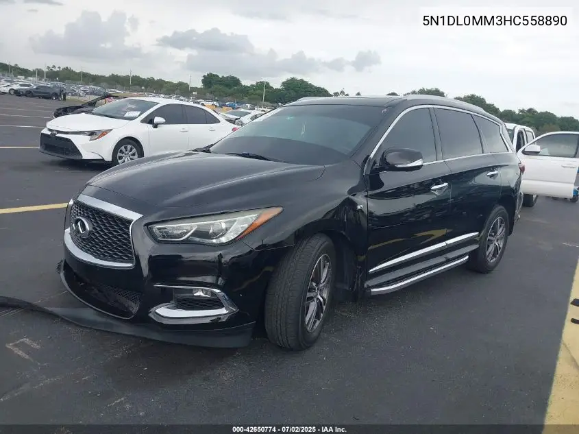 5n1dl0mm3hc558890 5N1DL0MM3HC558890 2017 Infiniti Qx60