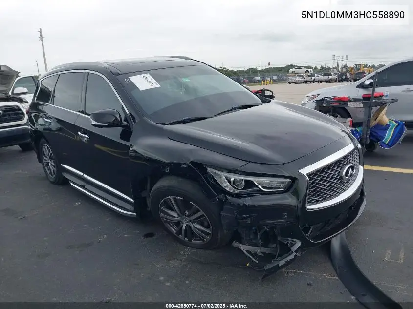 5n1dl0mm3hc558890 5N1DL0MM3HC558890 2017 Infiniti Qx60
