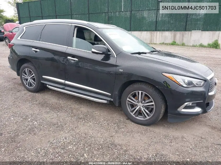 2018 Infiniti Qx60 VIN: 5N1DL0MM4JC501703 Lot: 42195836