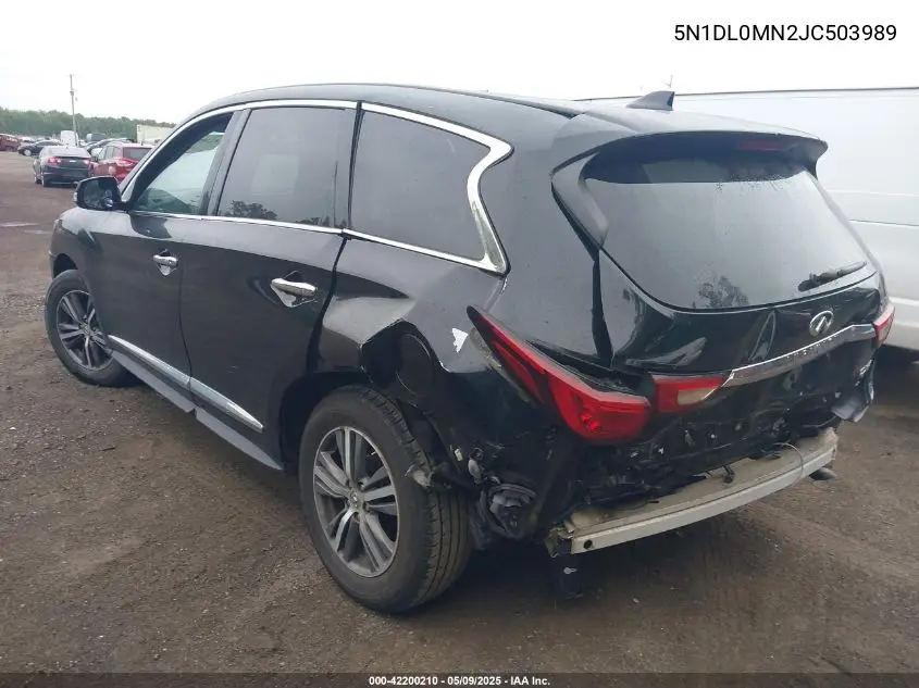 2018 Infiniti Qx60 VIN: 5N1DL0MN2JC503989 Lot: 42200210