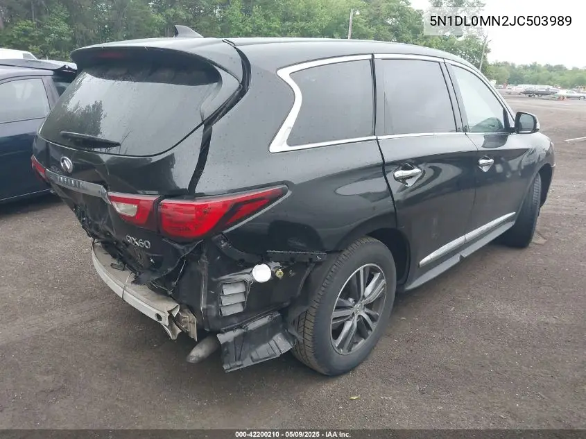 2018 Infiniti Qx60 VIN: 5N1DL0MN2JC503989 Lot: 42200210