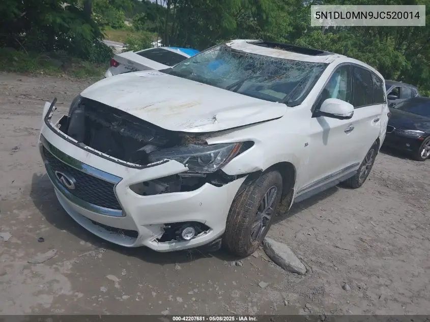 2018 Infiniti Qx60 VIN: 5N1DL0MN9JC520014 Lot: 42207681