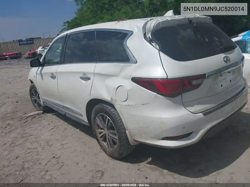 2018 Infiniti Qx60 VIN: 5N1DL0MN9JC520014 Lot: 42207681