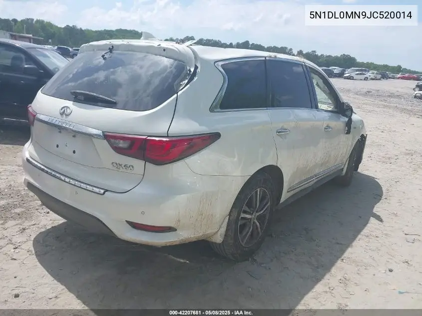 2018 Infiniti Qx60 VIN: 5N1DL0MN9JC520014 Lot: 42207681
