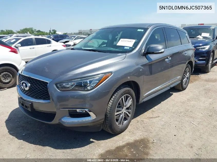 2018 Infiniti Qx60 VIN: 5N1DL0MN6JC507365 Lot: 42215602