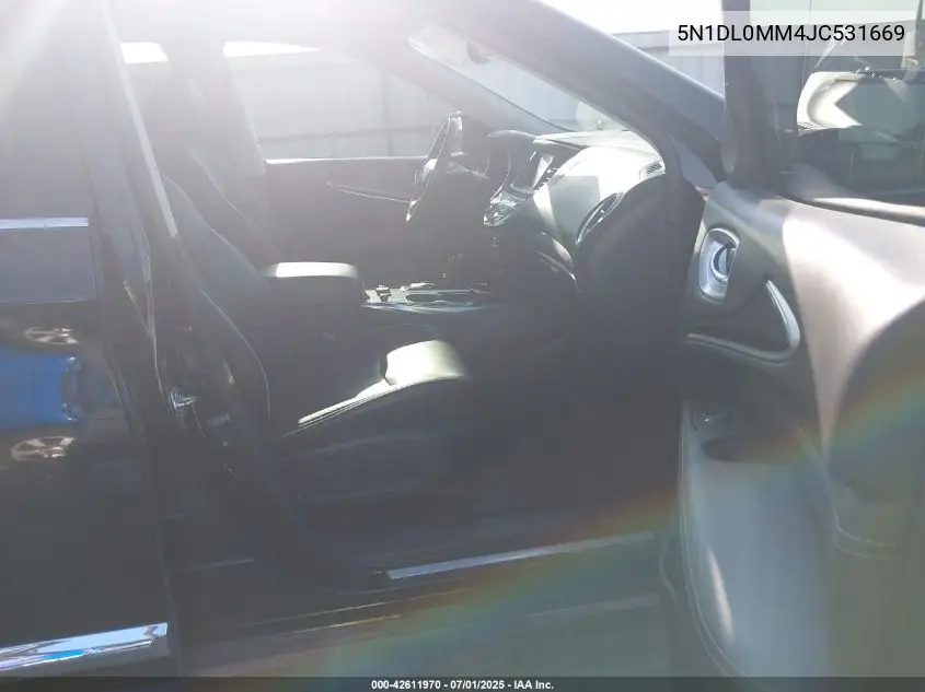2018 Infiniti Qx60 VIN: 5N1DL0MM4JC531669 Lot: 42611970