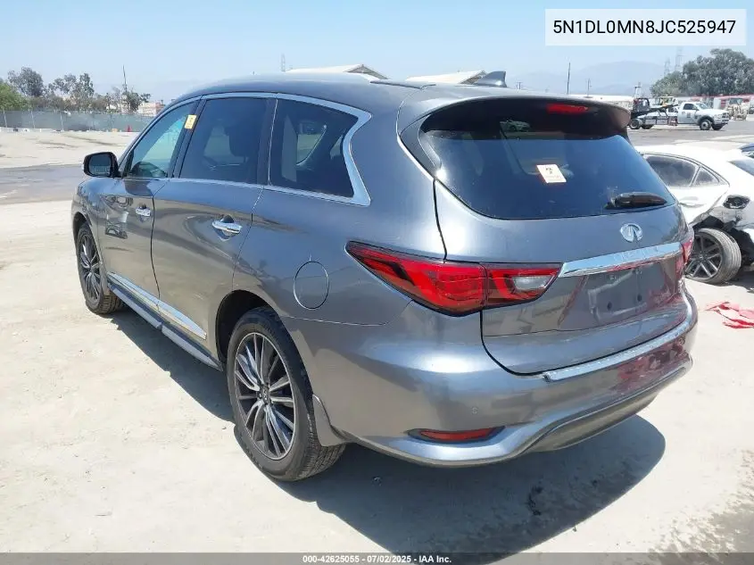 2018 Infiniti Qx60 VIN: 5N1DL0MN8JC525947 Lot: 42625055