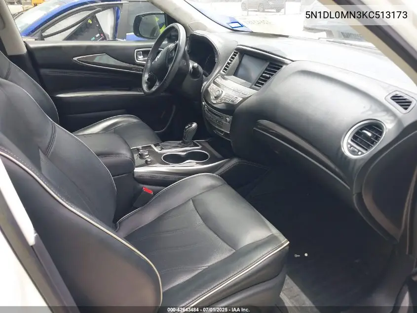 2019 Infiniti Qx60 Luxe VIN: 5N1DL0MN3KC513173 Lot: 42643484