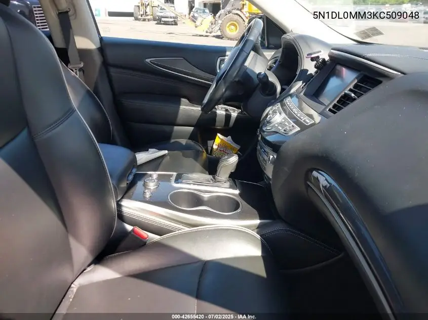 2019 Infiniti Qx60 Luxe VIN: 5N1DL0MM3KC509048 Lot: 42655420