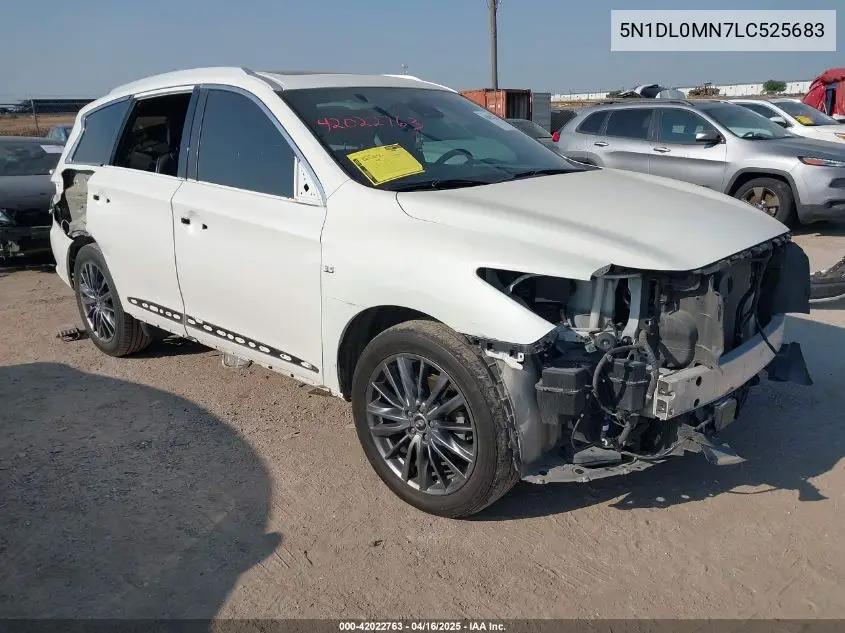 2020 Infiniti Qx60 Luxe VIN: 5N1DL0MN7LC525683 Lot: 42022763