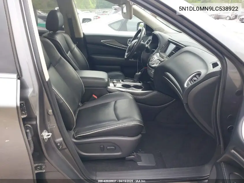 2020 Infiniti Qx60 Luxe VIN: 5N1DL0MN9LC538922 Lot: 42028937