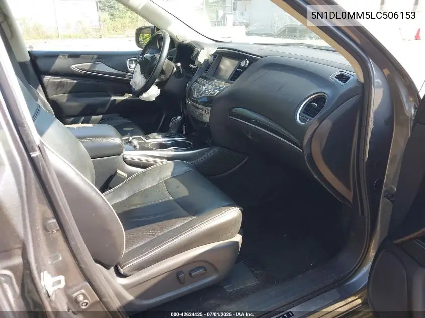 2020 Infiniti Qx60 Luxe Awd VIN: 5N1DL0MM5LC506153 Lot: 42624425