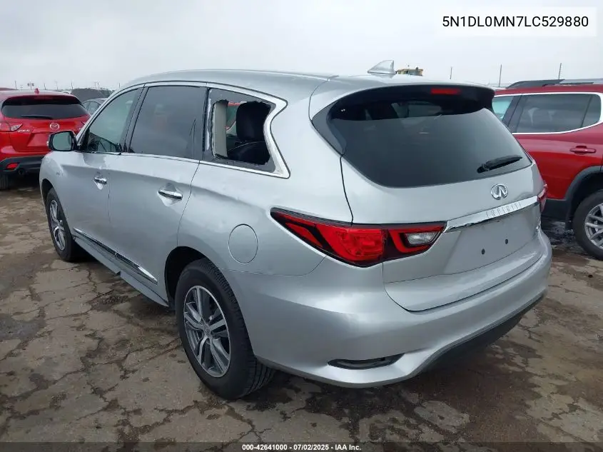 2020 Infiniti Qx60 Pure VIN: 5N1DL0MN7LC529880 Lot: 42641000