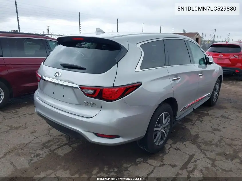 2020 Infiniti Qx60 Pure VIN: 5N1DL0MN7LC529880 Lot: 42641000