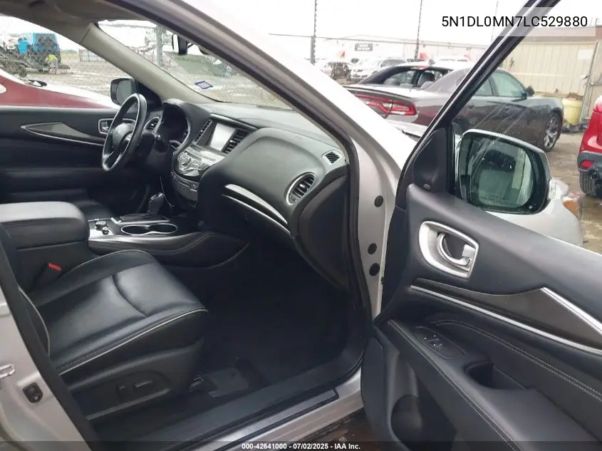 2020 Infiniti Qx60 Pure VIN: 5N1DL0MN7LC529880 Lot: 42641000