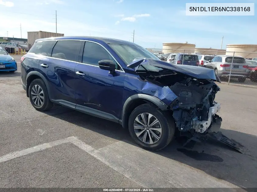 2022 Infiniti Qx60 Pure VIN: 5N1DL1ER6NC338168 Lot: 42804699