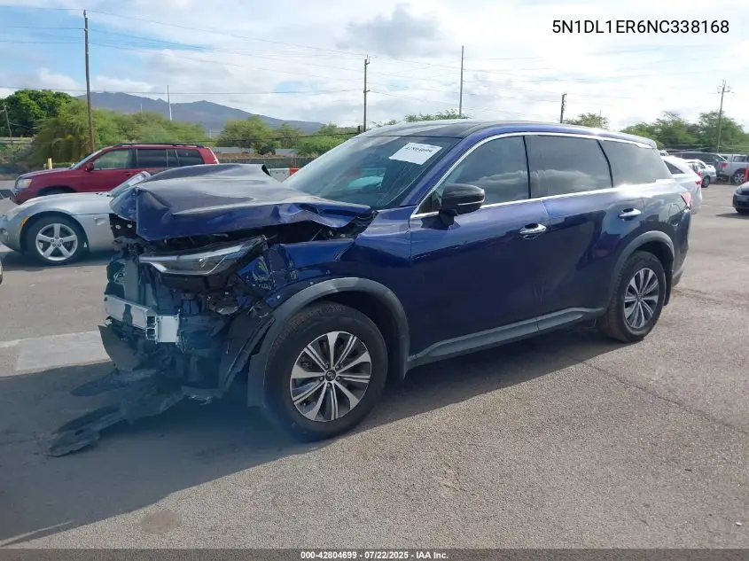 2022 Infiniti Qx60 Pure VIN: 5N1DL1ER6NC338168 Lot: 42804699