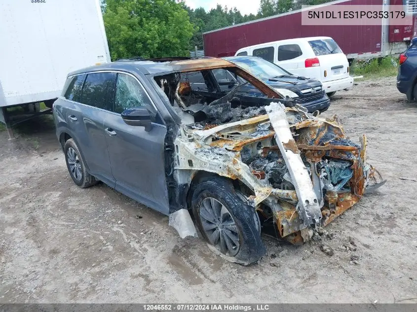 2023 Infiniti Qx60 VIN: 5N1DL1ES1PC353179 Lot: 12046552