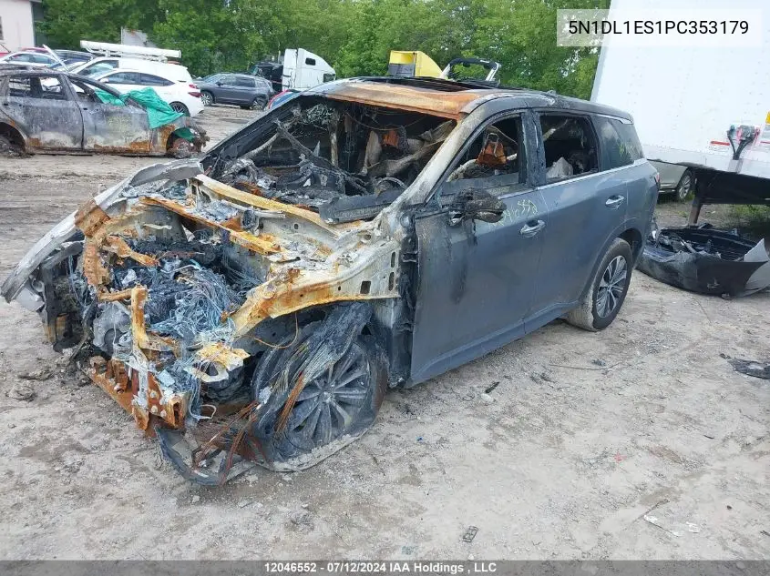 2023 Infiniti Qx60 VIN: 5N1DL1ES1PC353179 Lot: 12046552