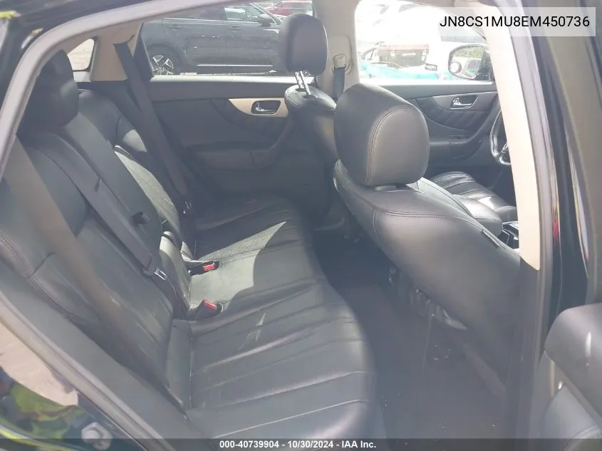 2014 Infiniti Qx70 VIN: JN8CS1MU8EM450736 Lot: 42282794