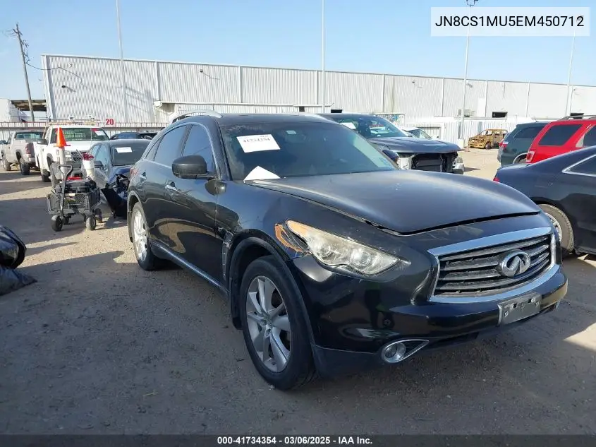 2014 Infiniti Qx70 VIN: JN8CS1MU5EM450712 Lot: 41734354