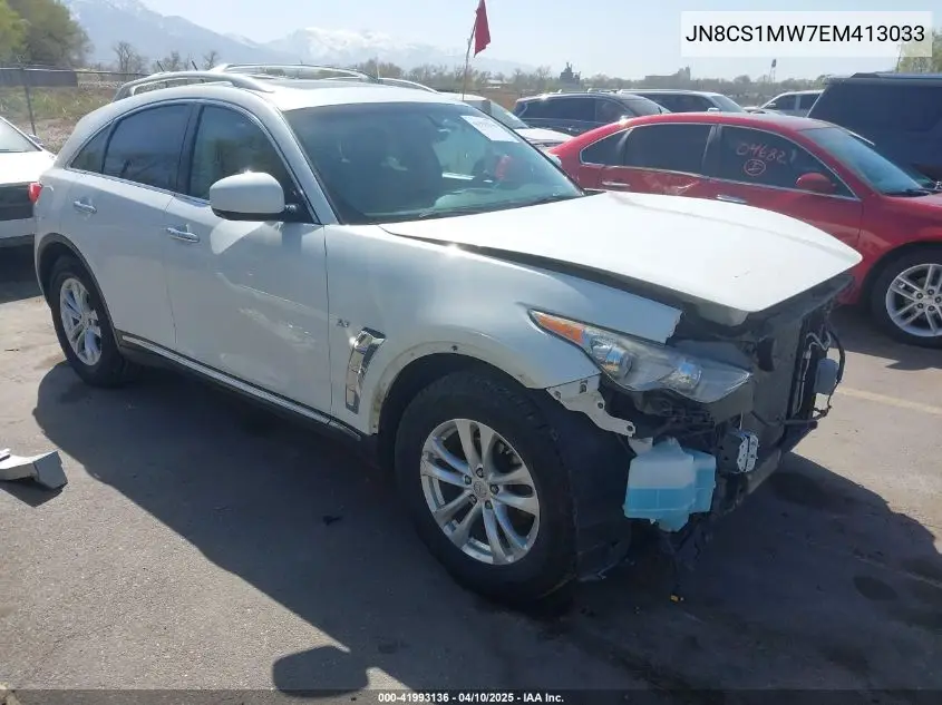 2014 Infiniti Qx70 VIN: JN8CS1MW7EM413033 Lot: 41993136