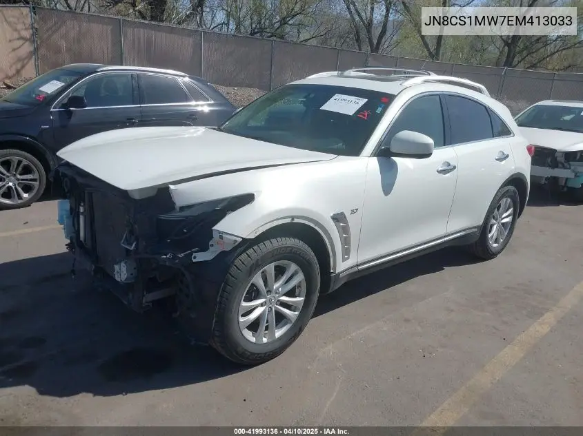 2014 Infiniti Qx70 VIN: JN8CS1MW7EM413033 Lot: 41993136