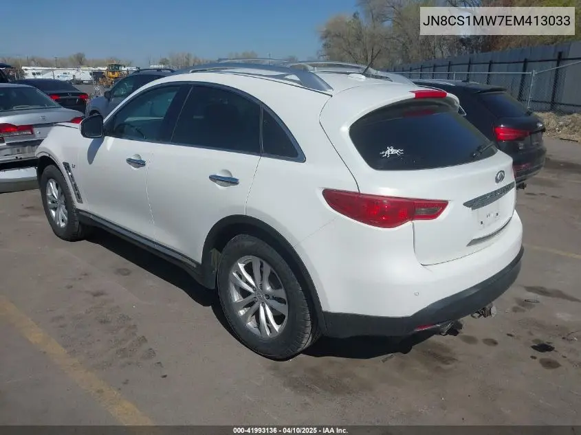 2014 Infiniti Qx70 VIN: JN8CS1MW7EM413033 Lot: 41993136