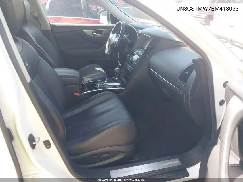 2014 Infiniti Qx70 VIN: JN8CS1MW7EM413033 Lot: 41993136