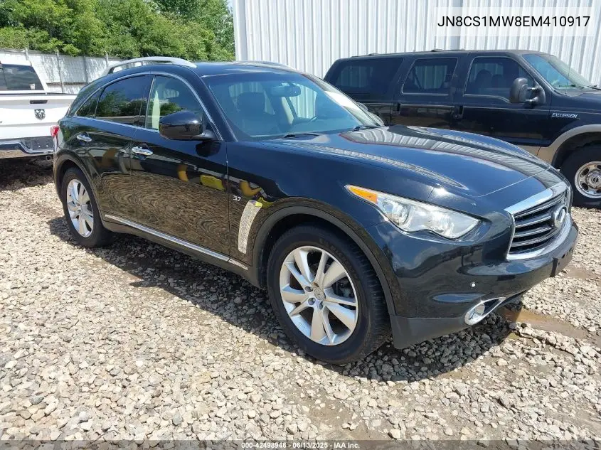 2014 Infiniti Qx70 VIN: JN8CS1MW8EM410917 Lot: 42498946