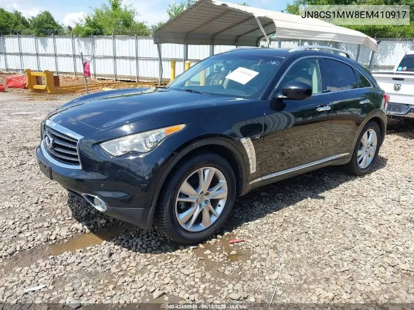 2014 Infiniti Qx70 VIN: JN8CS1MW8EM410917 Lot: 42498946
