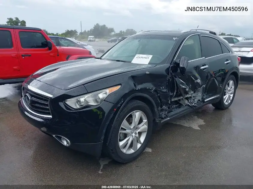 jn8cs1mu7em450596 JN8CS1MU7EM450596 2014 Infiniti Qx70