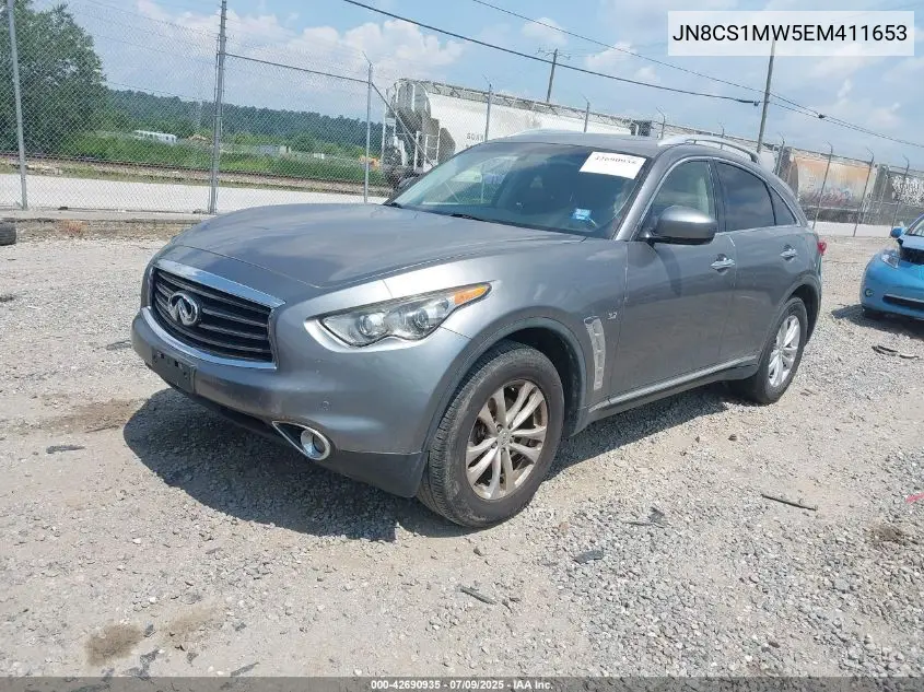 2014 Infiniti Qx70 VIN: JN8CS1MW5EM411653 Lot: 42690935