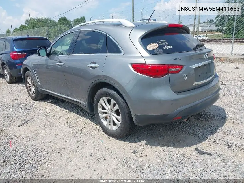 2014 Infiniti Qx70 VIN: JN8CS1MW5EM411653 Lot: 42690935