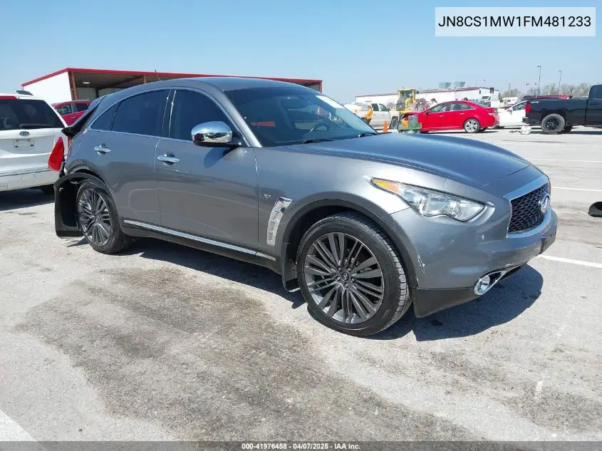 2015 Infiniti Qx70 VIN: JN8CS1MW1FM481233 Lot: 41976458
