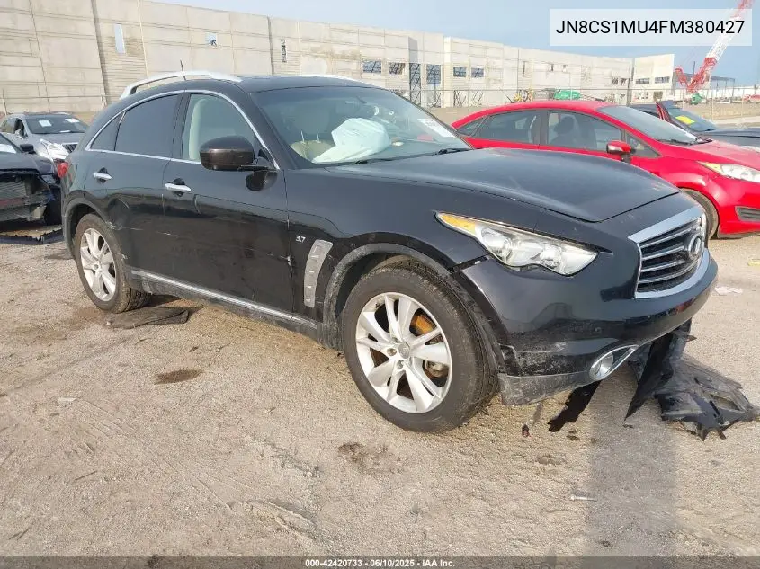 2015 Infiniti Qx70 VIN: JN8CS1MU4FM380427 Lot: 42420733