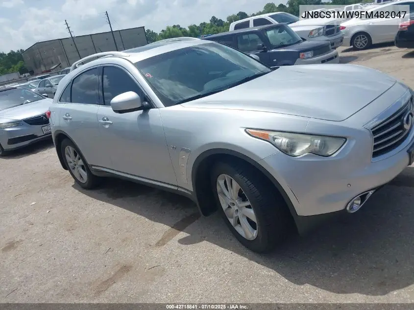2015 Infiniti Qx70 VIN: JN8CS1MW9FM482047 Lot: 42715841