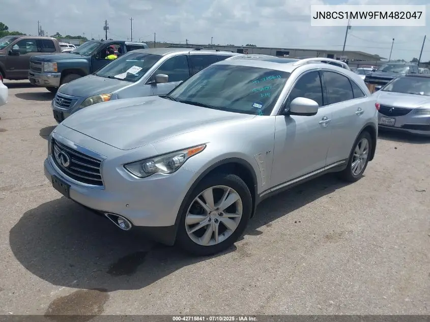 2015 Infiniti Qx70 VIN: JN8CS1MW9FM482047 Lot: 42715841
