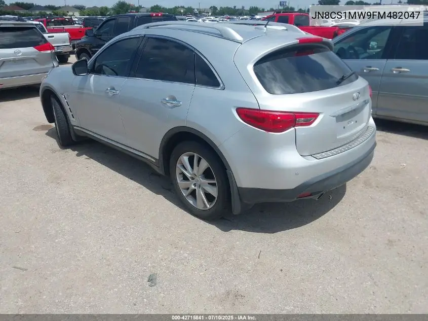 2015 Infiniti Qx70 VIN: JN8CS1MW9FM482047 Lot: 42715841