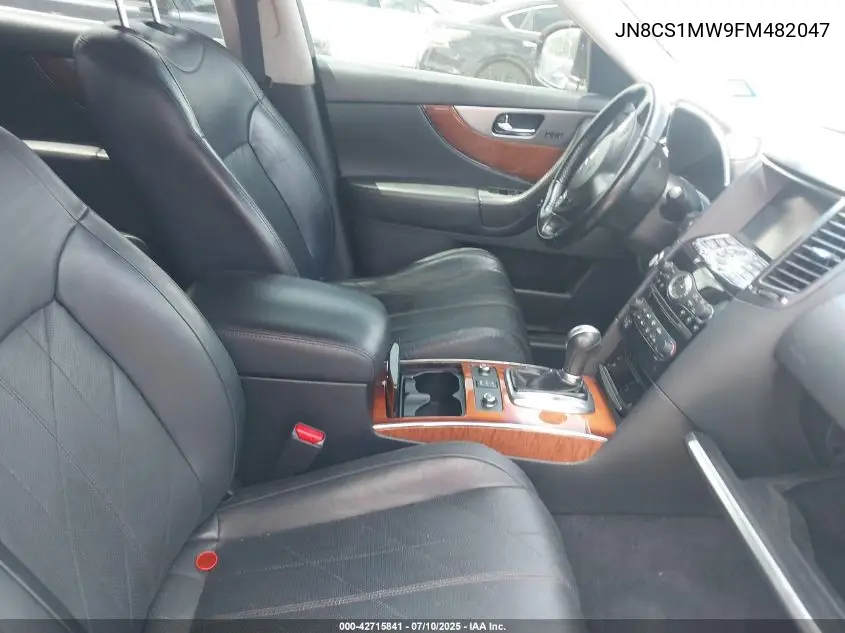 2015 Infiniti Qx70 VIN: JN8CS1MW9FM482047 Lot: 42715841