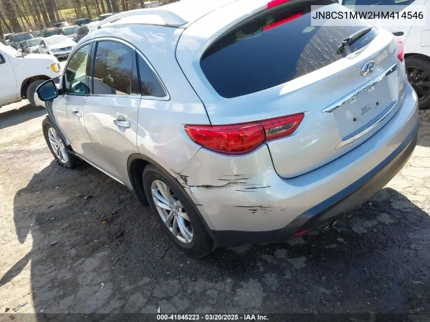 2017 Infiniti Qx70 VIN: JN8CS1MW2HM414546 Lot: 41845223