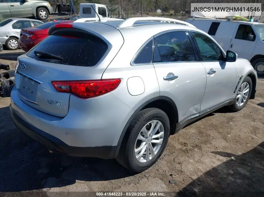 2017 Infiniti Qx70 VIN: JN8CS1MW2HM414546 Lot: 41845223