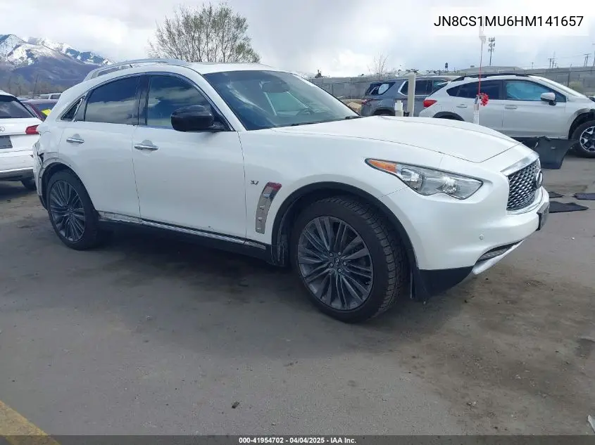2017 Infiniti Qx70 VIN: JN8CS1MU6HM141657 Lot: 41954702