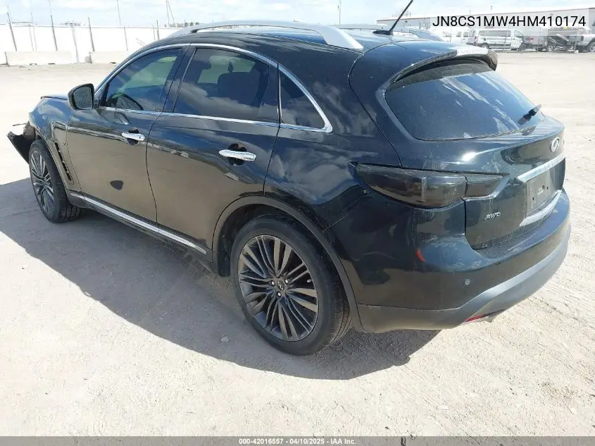 2017 Infiniti Qx70 VIN: JN8CS1MW4HM410174 Lot: 42016557